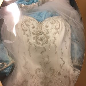 Altered wedding dress